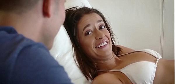  BROTHER tricks and fucks SISTER- Izzy Bell